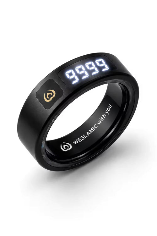 Kelvior Smart Zikr Ring connected via Bluetooth to the companion app